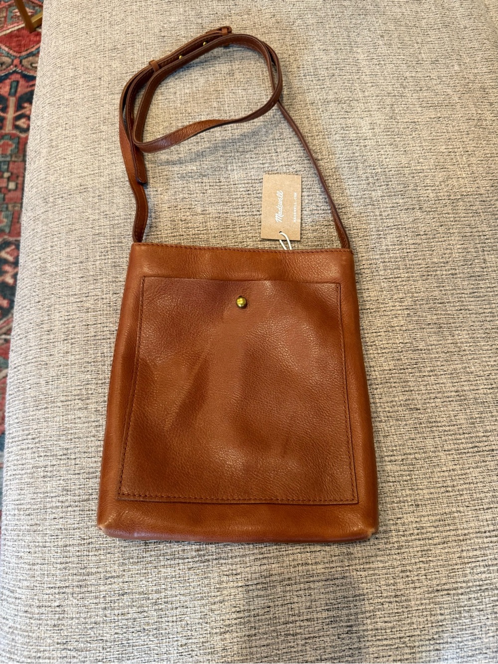 Madewell Brown Leather Crossbody Bag
